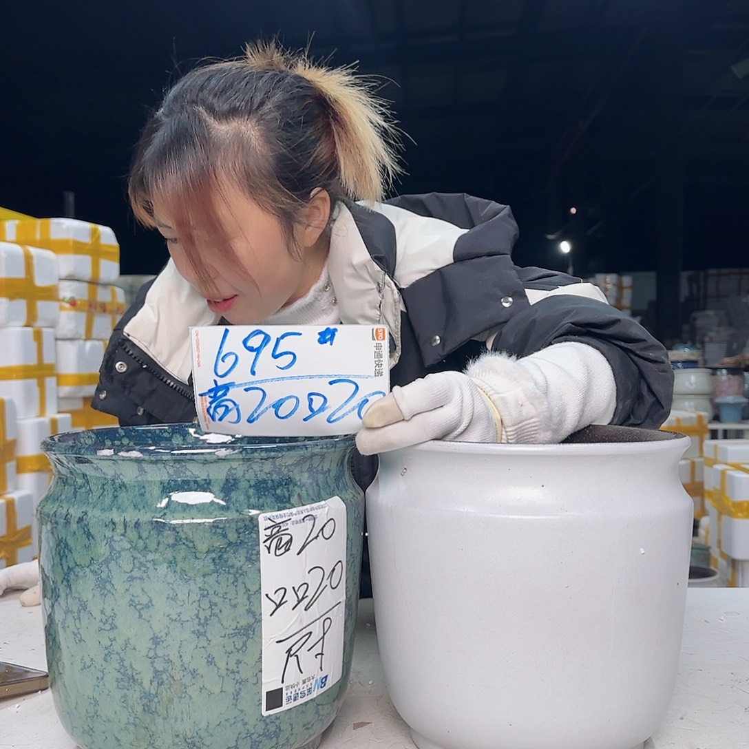 紫砂花盆云上花盆直播1217-695