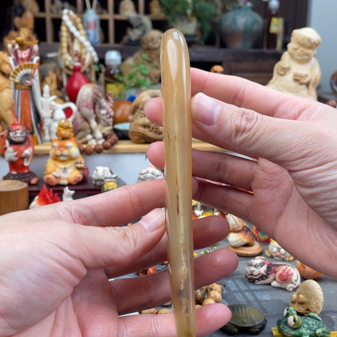 范***七木方颜竹木艺术把件