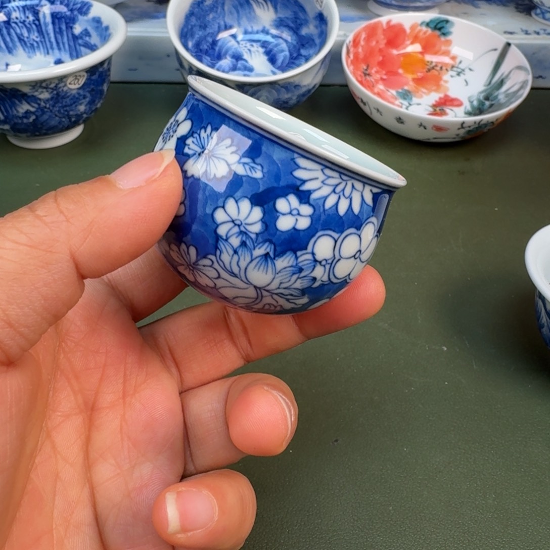 陶景德镇纯手绘茶具圆圆204