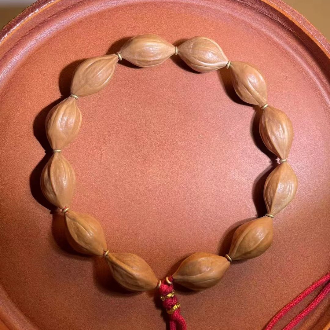 DR【三面佛】橄榄核手串13×22左右尺寸