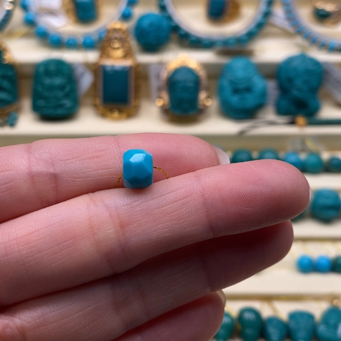 绿松石珠宝奇石未镶嵌午**I