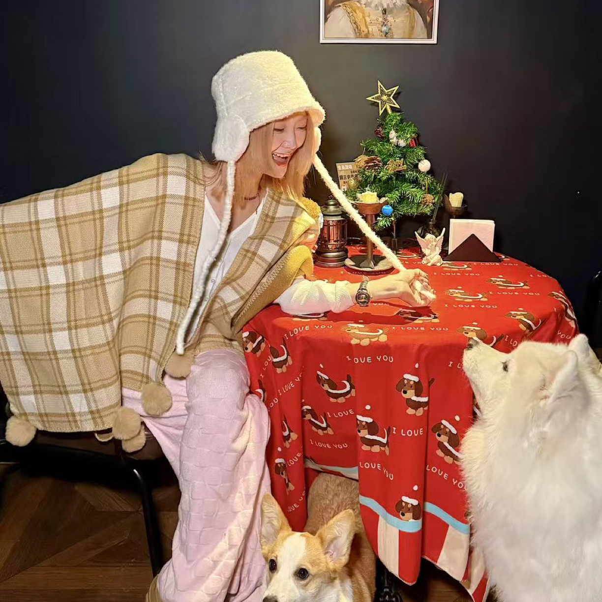 耳朵渔夫帽 韩国正品 （no 退换）