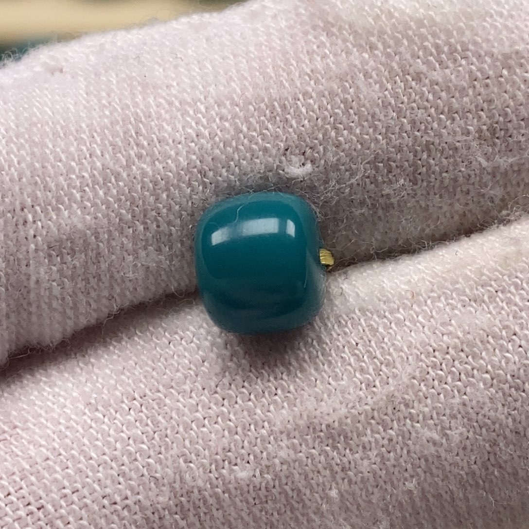 绿松石未镶嵌珠宝奇石7.2mm