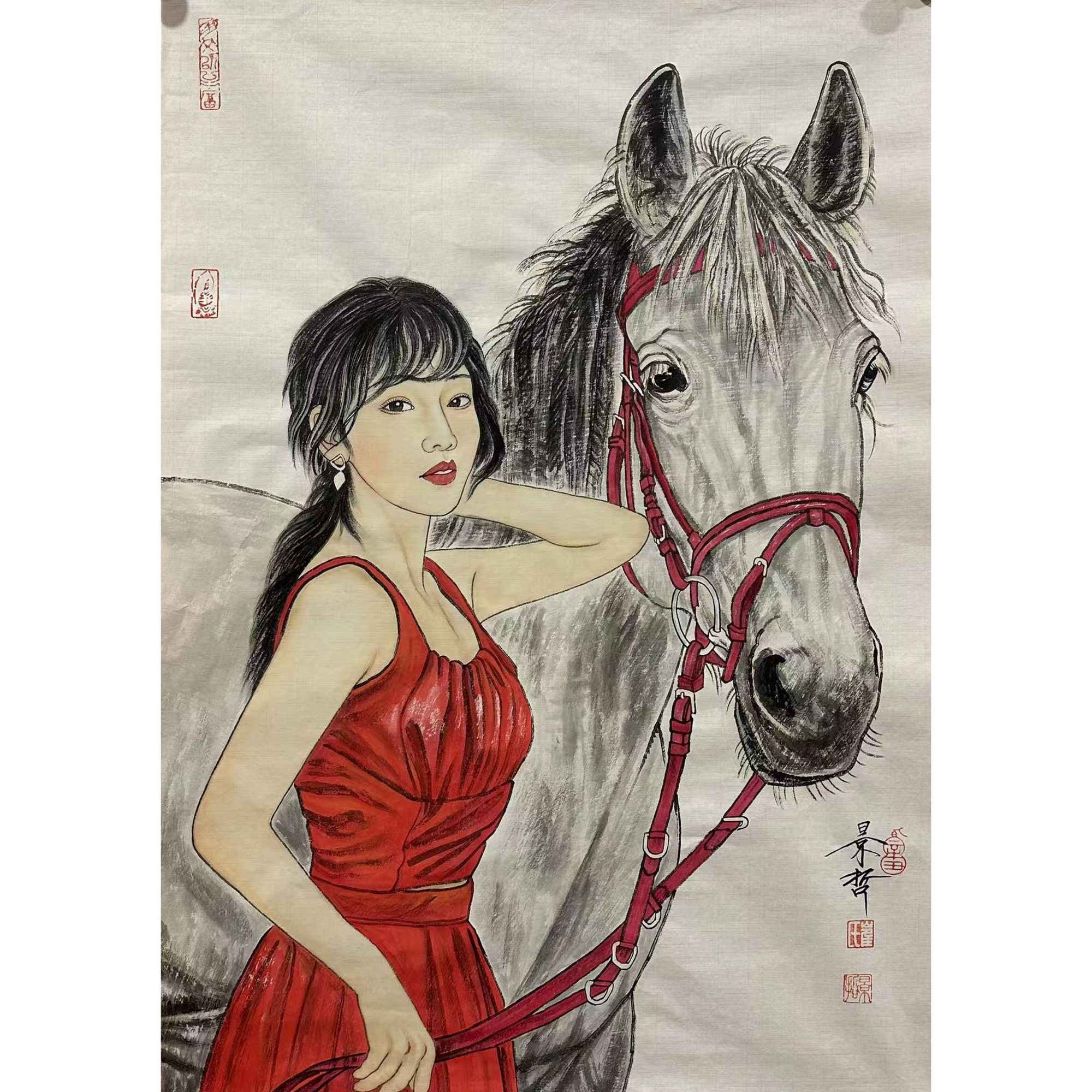 【人物画】 46×69  CP-30367  画心