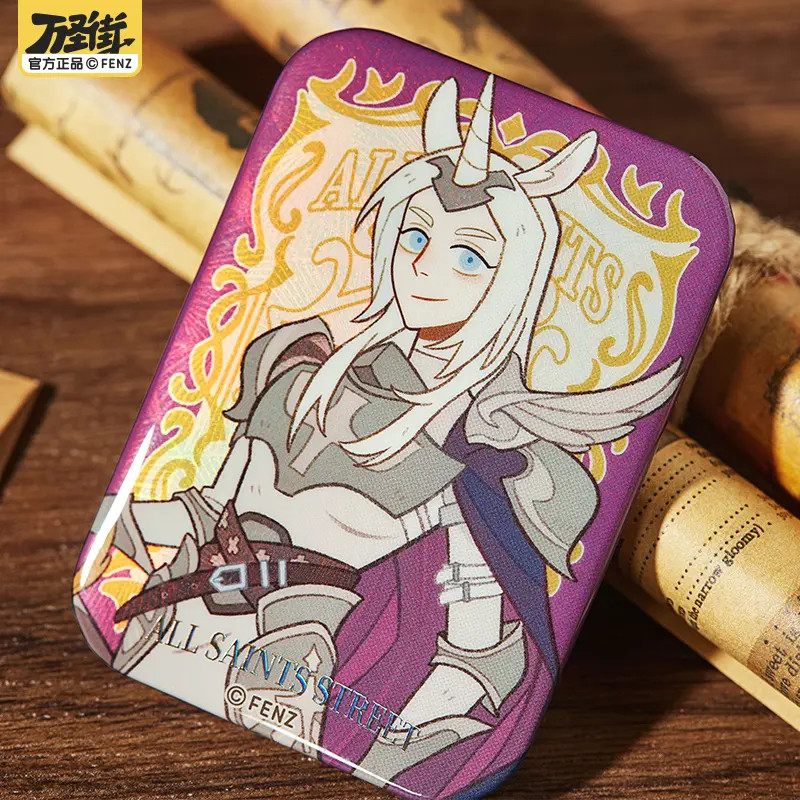 万圣街-异界奇遇系列【直播帮拆】马口铁徽章动漫卡通角色盲盒