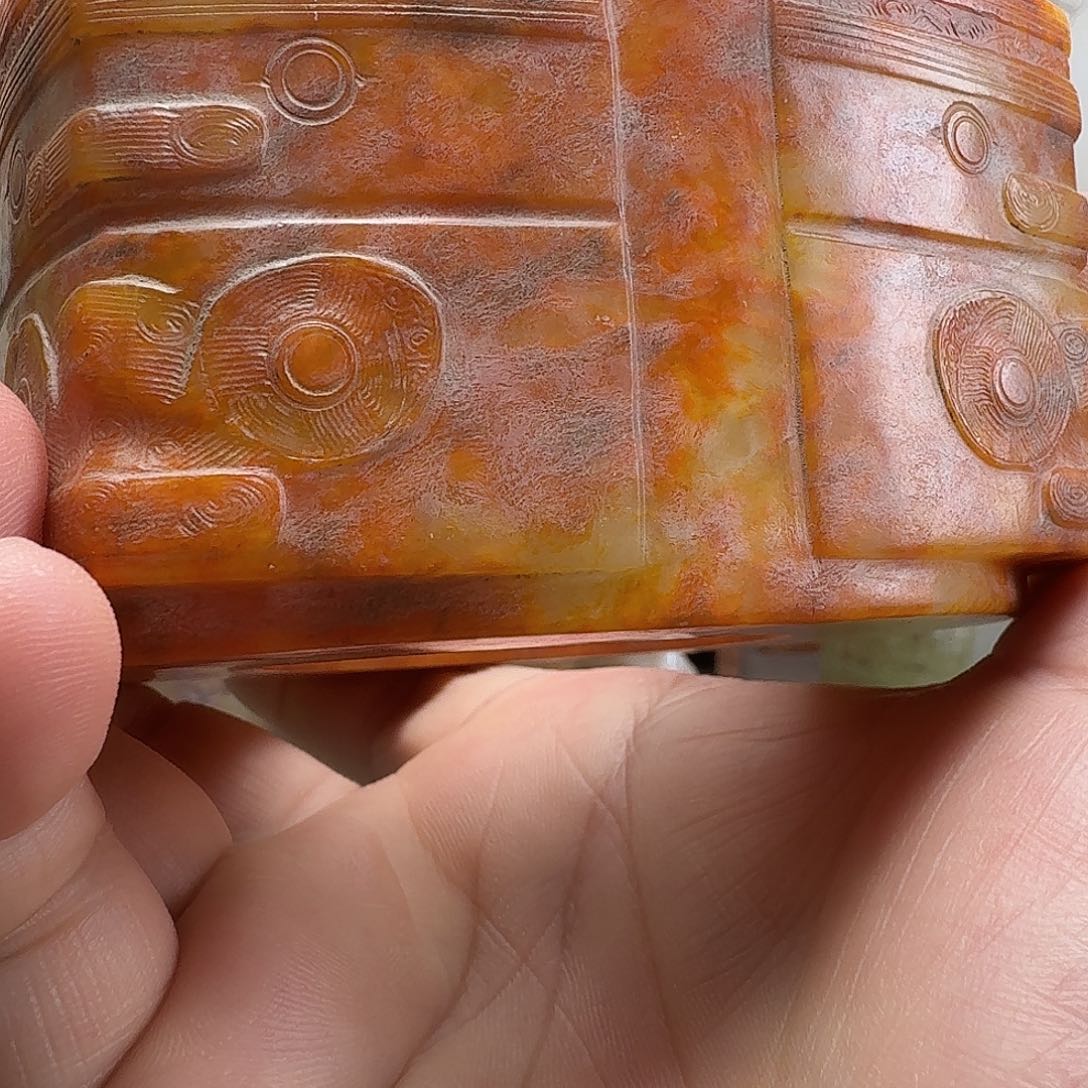 佳***书钧瓷手工艺品精美器物釉色浑厚