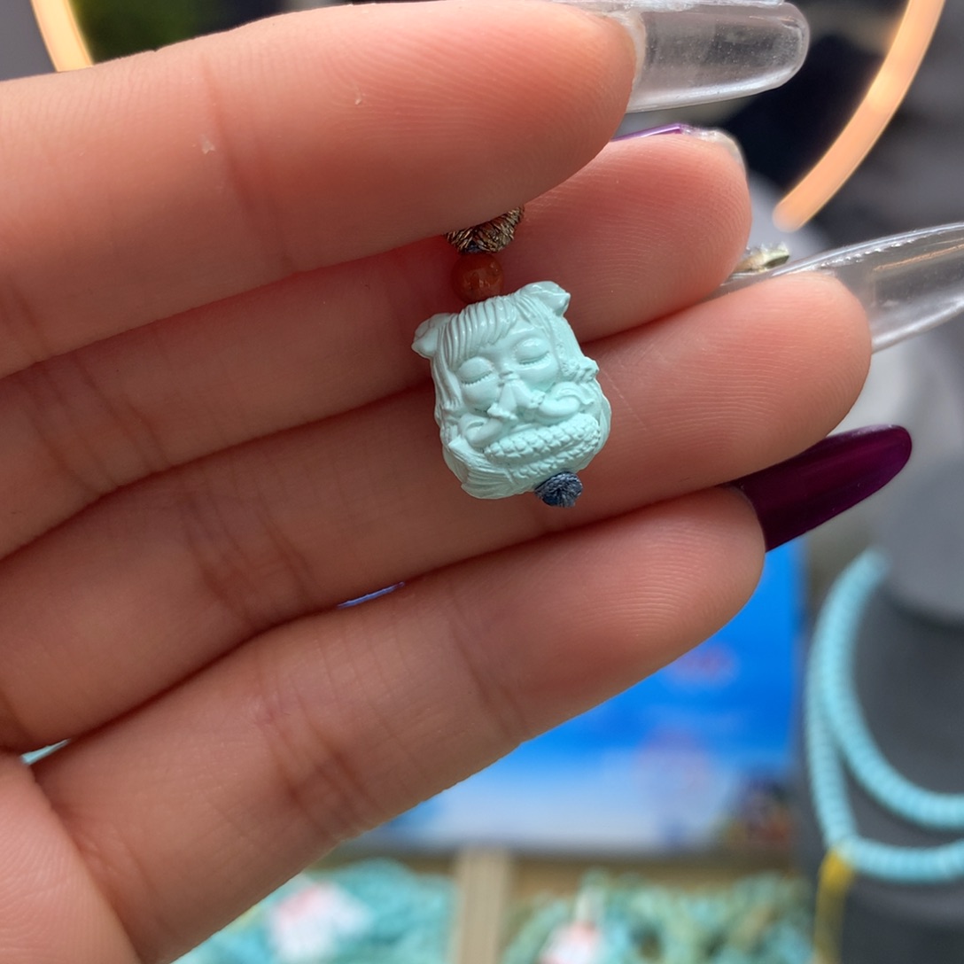 绿松石挂件未镶嵌