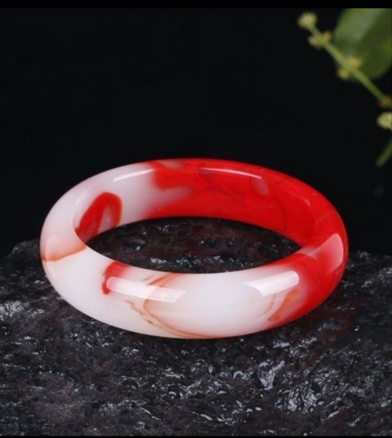 【甄选】天然九宫六血高端手镯-多样性发货