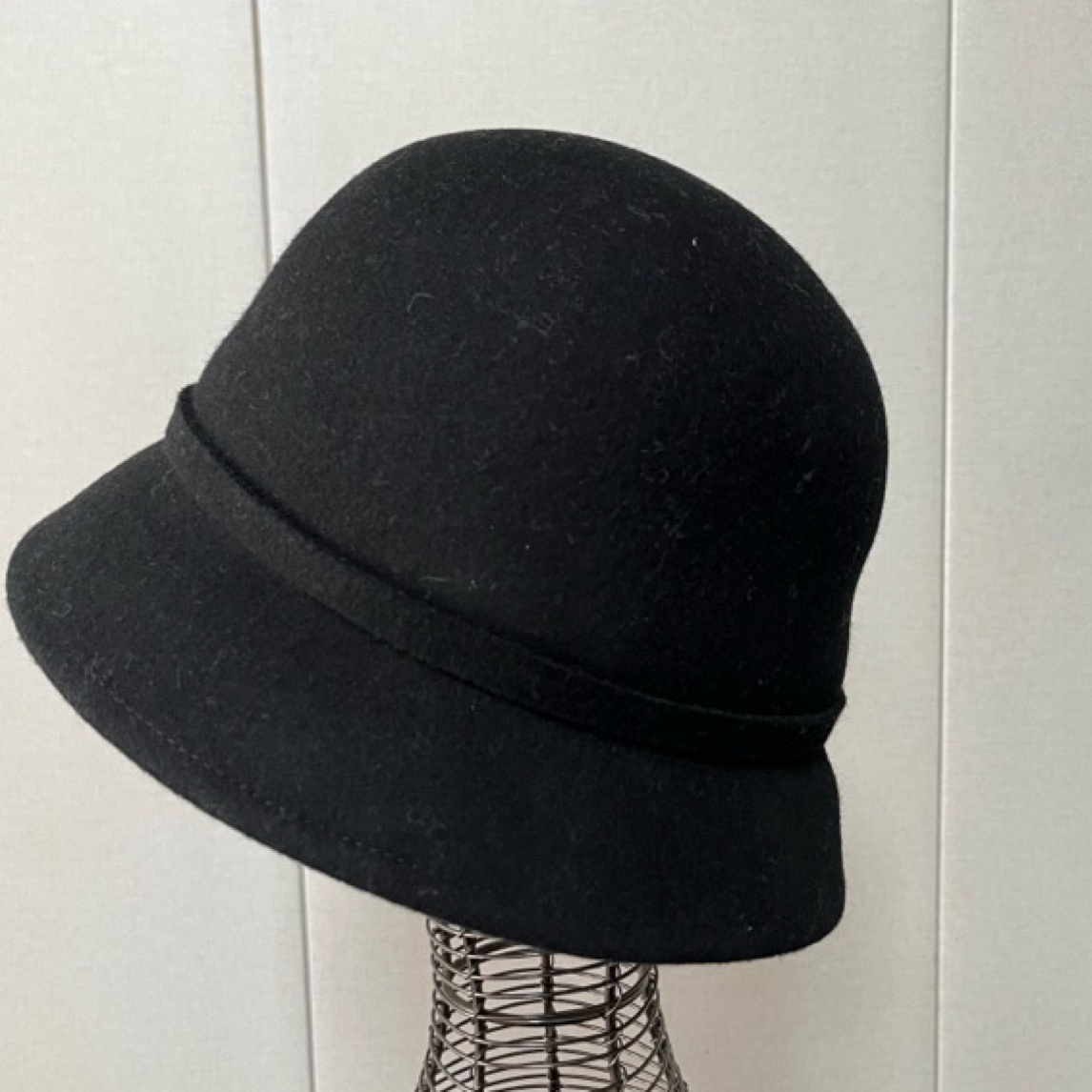 秋冬全羊毛法式复古优雅百搭时尚名媛盆帽女士