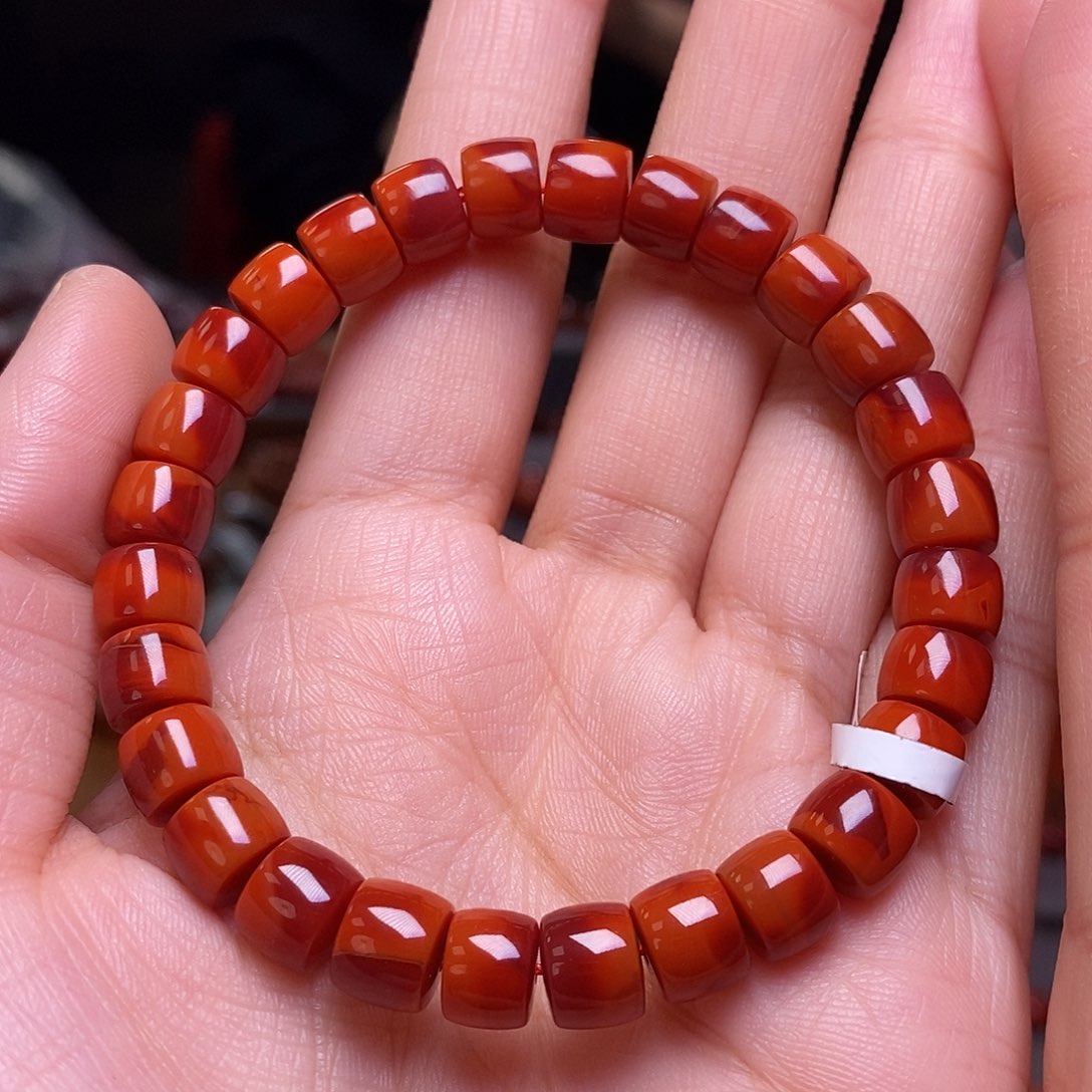 南红玛瑙单圈8m m未镶嵌光**使