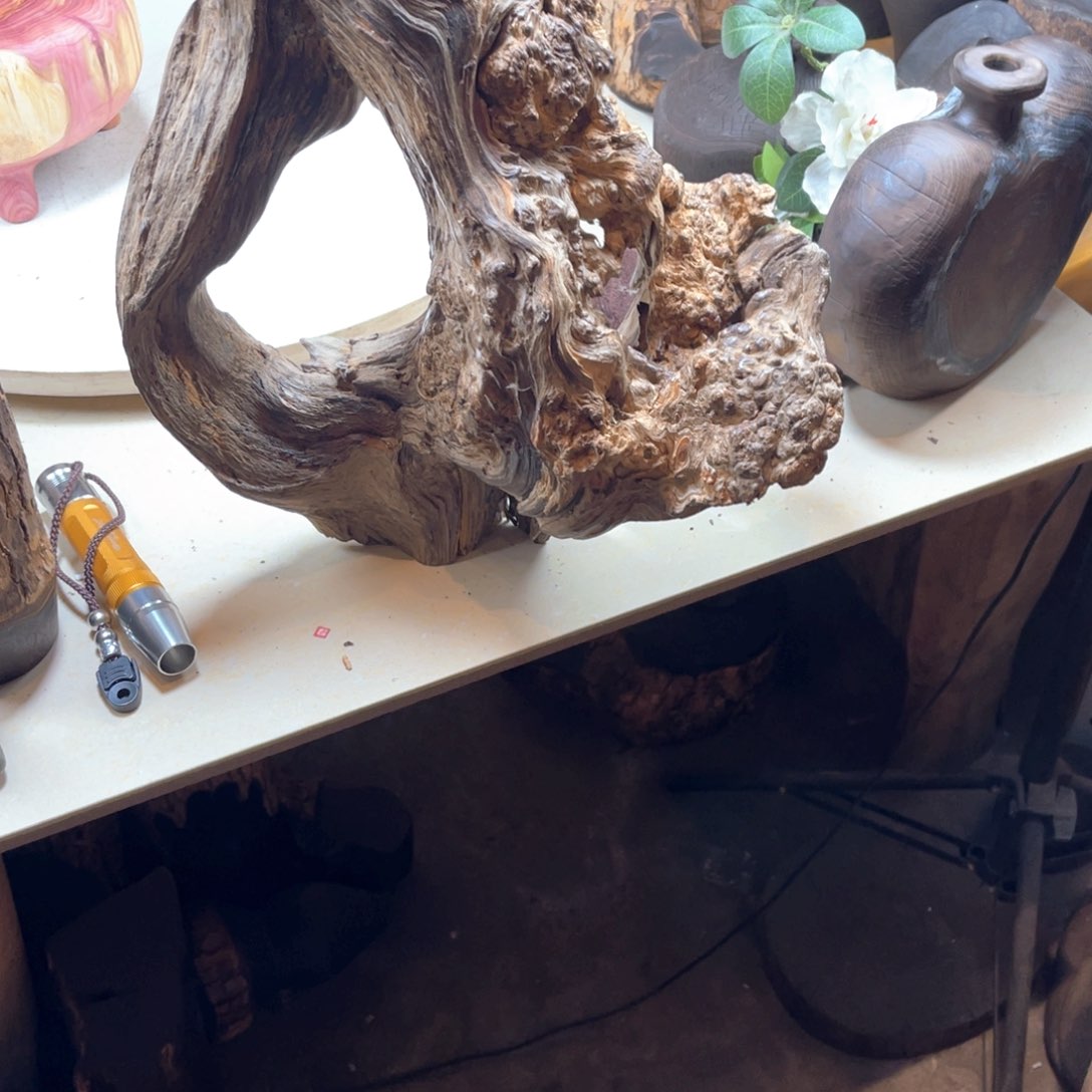 石膏制品宋明子天然造型花瓶