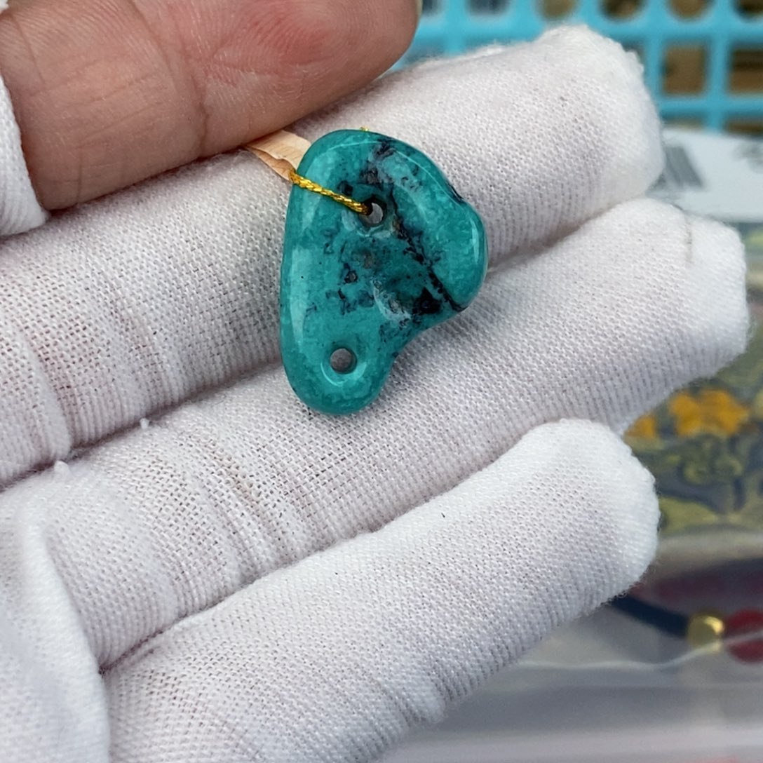 未镶嵌绿松石珠宝奇石