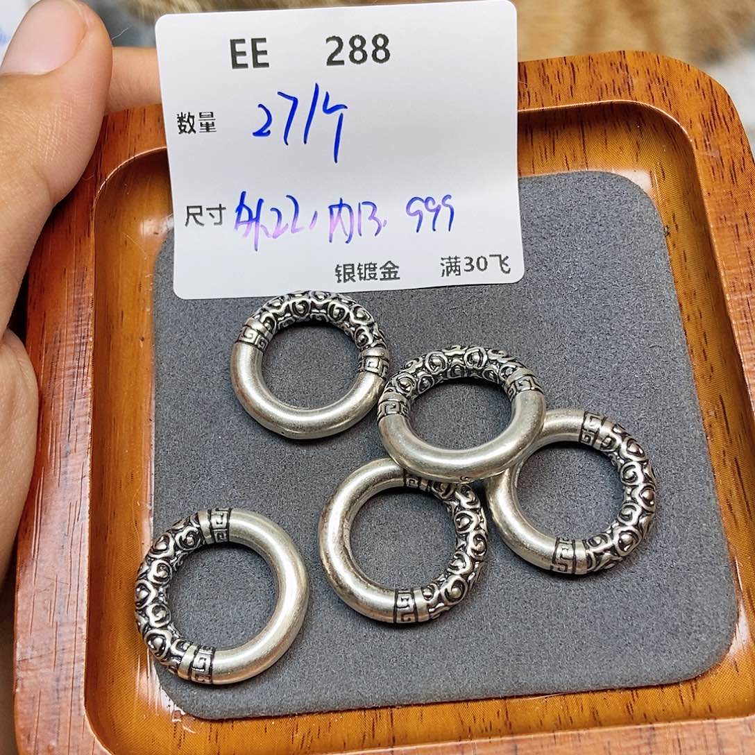 颈饰水晶银S925镶嵌EE288