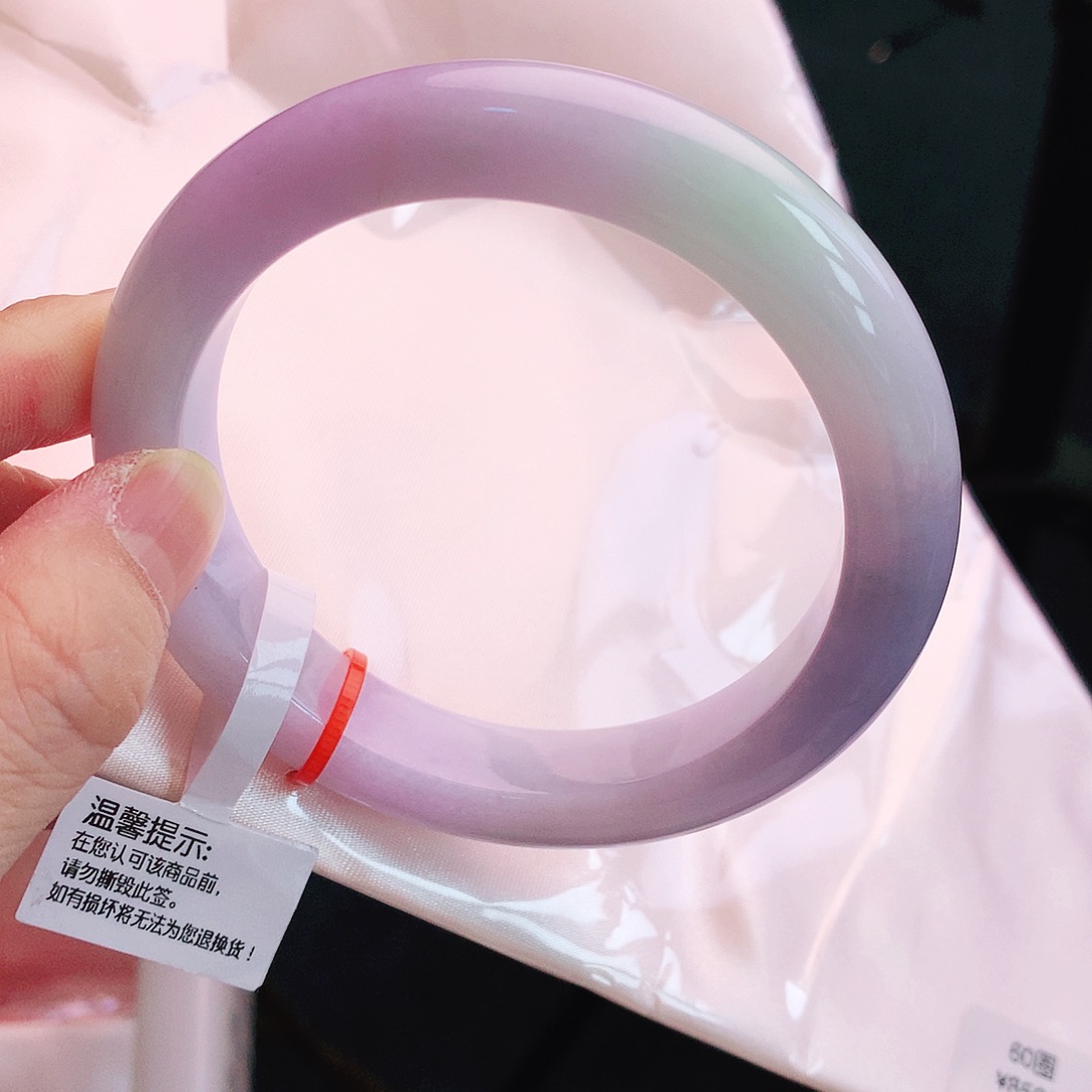 未镶嵌手镯翡翠60圈