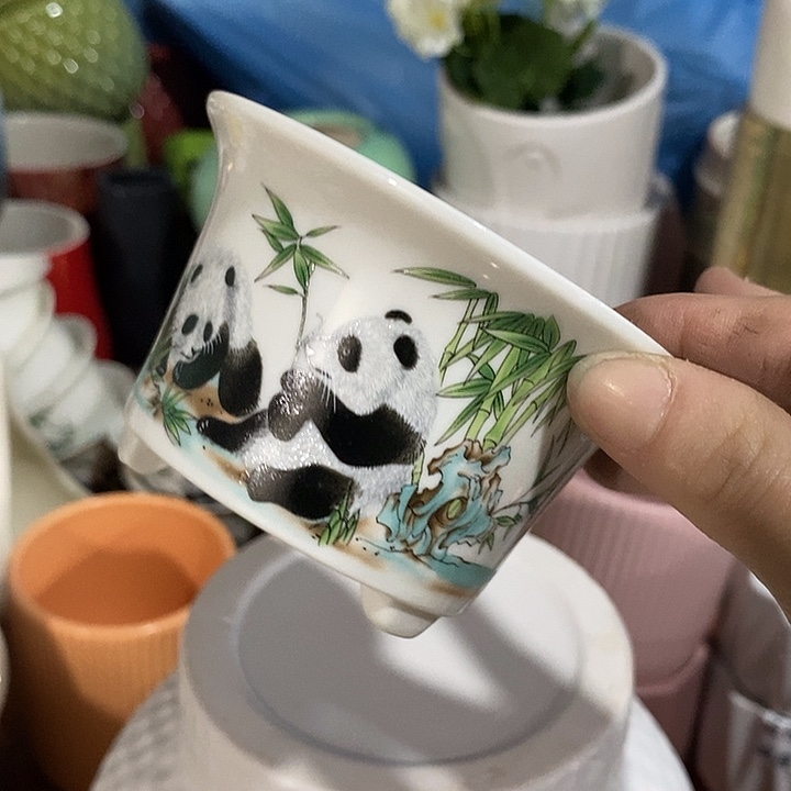摆件陶凑单满12包邮发有孔