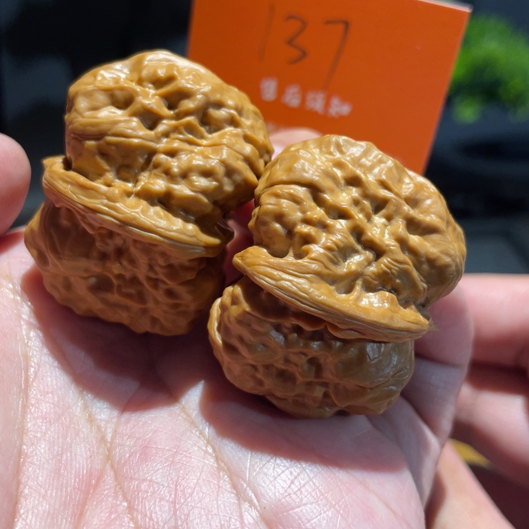 文玩核桃把件36蛤蟆头肚41137
