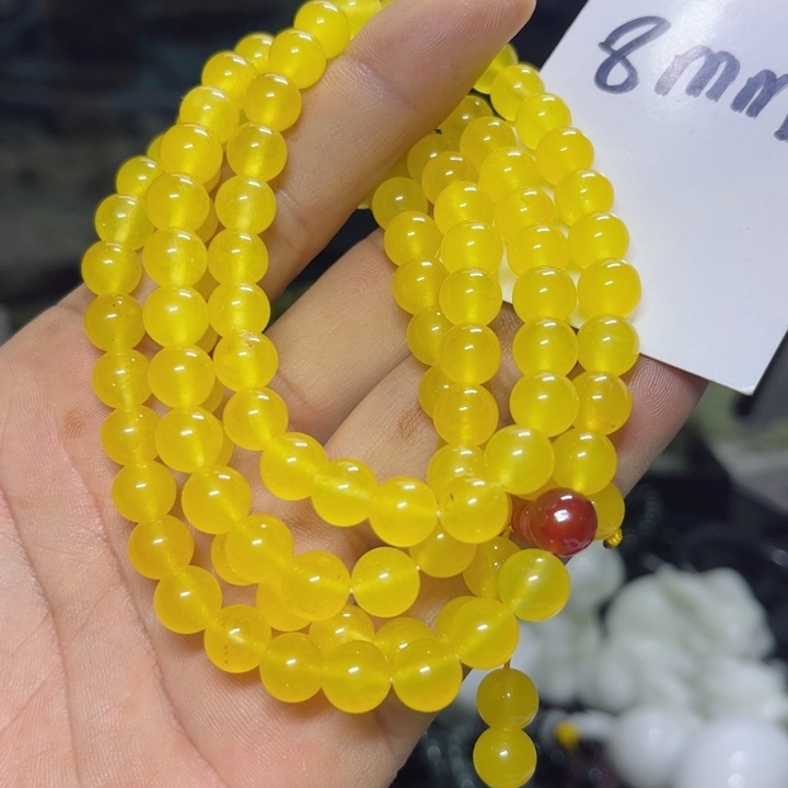 蛇纹石玉项链未镶嵌