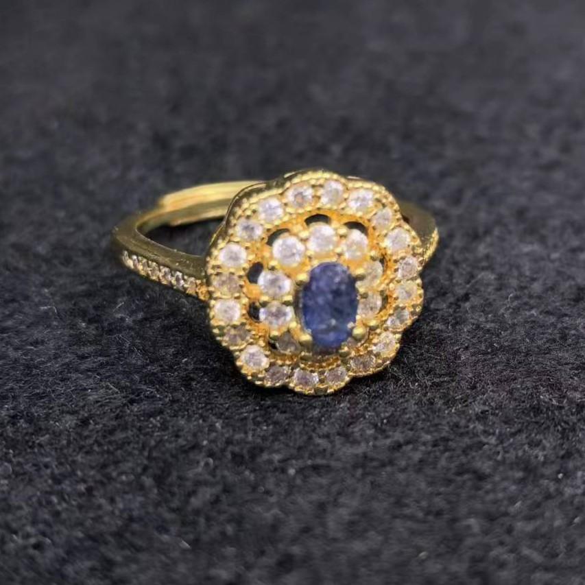 CT3391【任会长珠宝】皇家星光蓝宝石戒指-送礼佳品-多样性只发一件