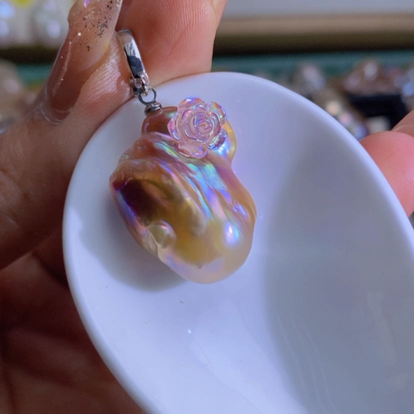 【闪购商品】淡水珍珠天然淡水珍珠合金