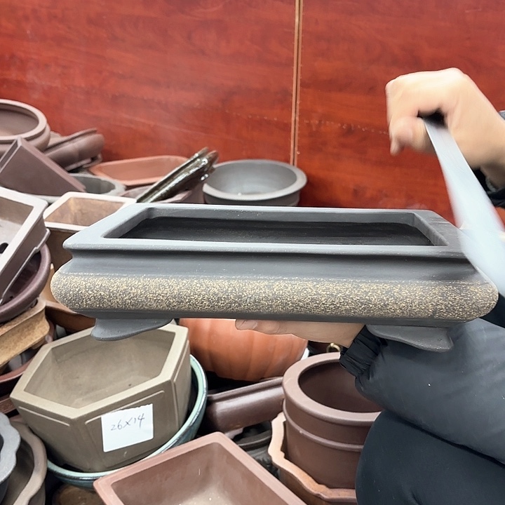 紫砂花盆紫砂的味道很好