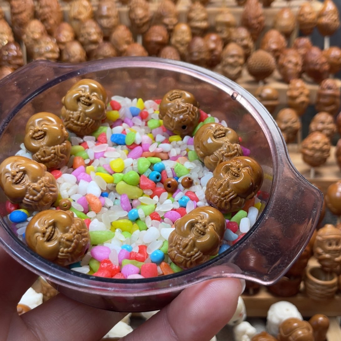 橄榄核手串/手链特价花皮大小籽