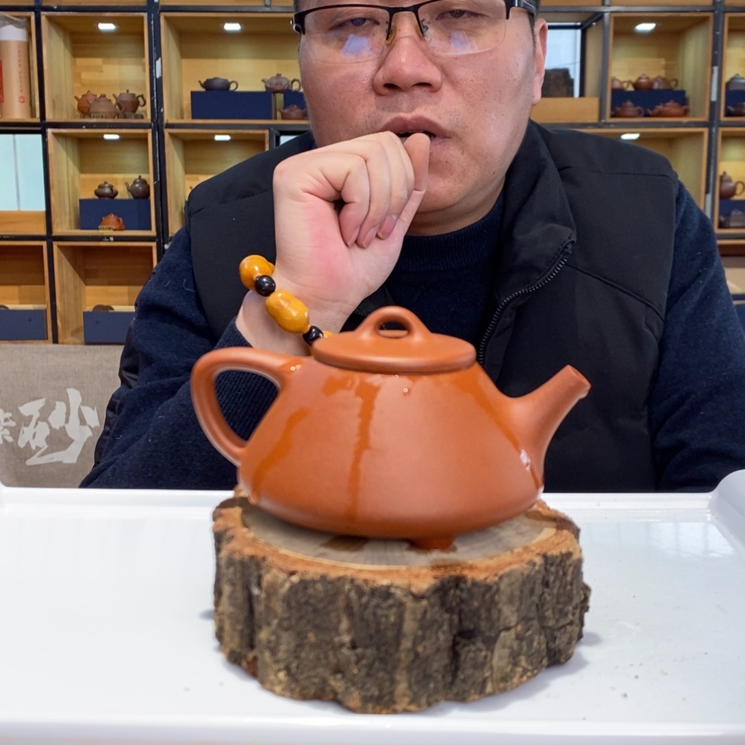 紫砂茶壶子冶石瓢紫砂壶