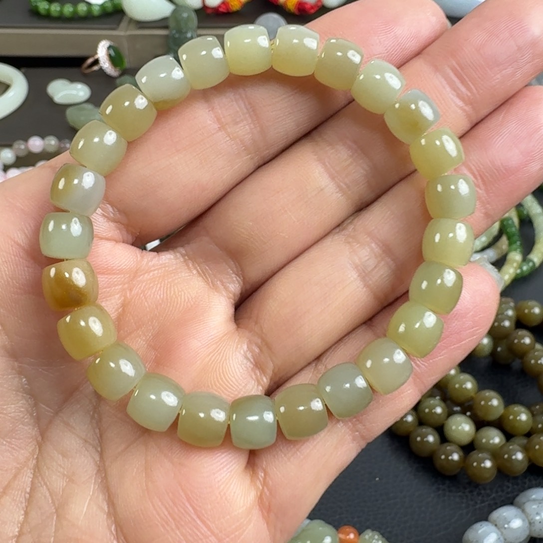 未镶嵌手串和田玉我***鱼