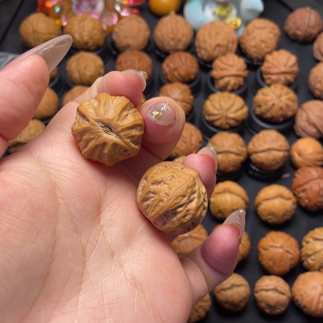 文玩核桃吊坠14号龙骨寿桃