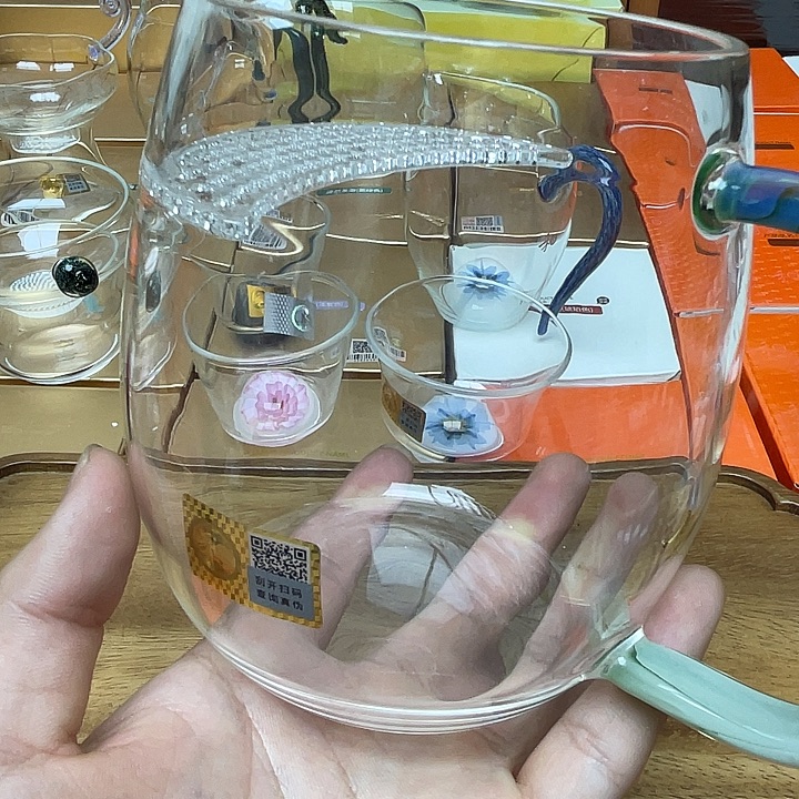 煮茶器青绿色样品