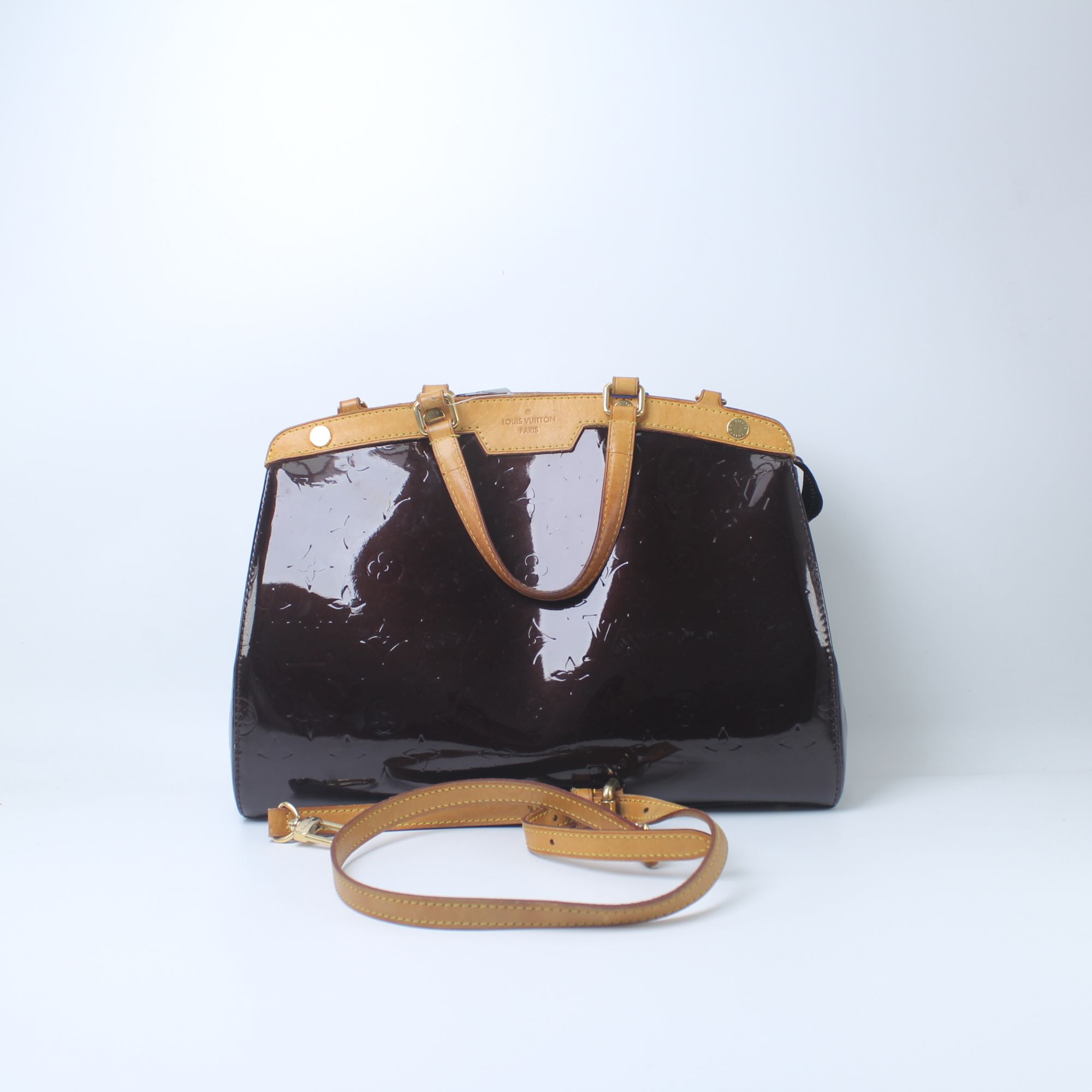 95新 LouisVuitton/路易威登 AA5112车厘子色小号医生单肩斜跨包