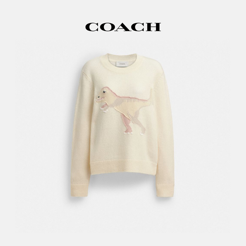 COACH/蔻驰 REXY图案圆领毛衣