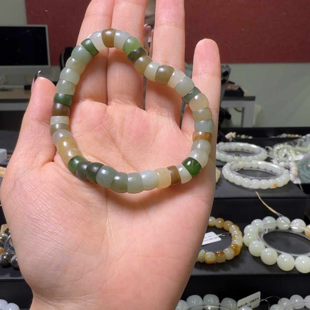 和田玉手链未镶嵌