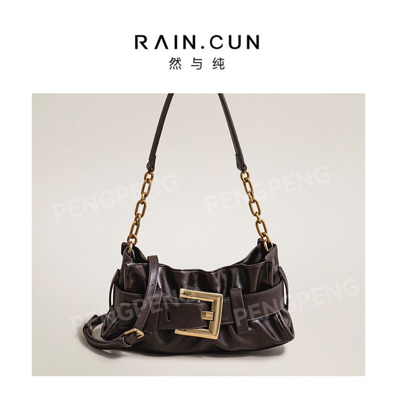 RAIN.CUN SK-63058-咖啡 轻奢女士时尚潮流通勤手提包