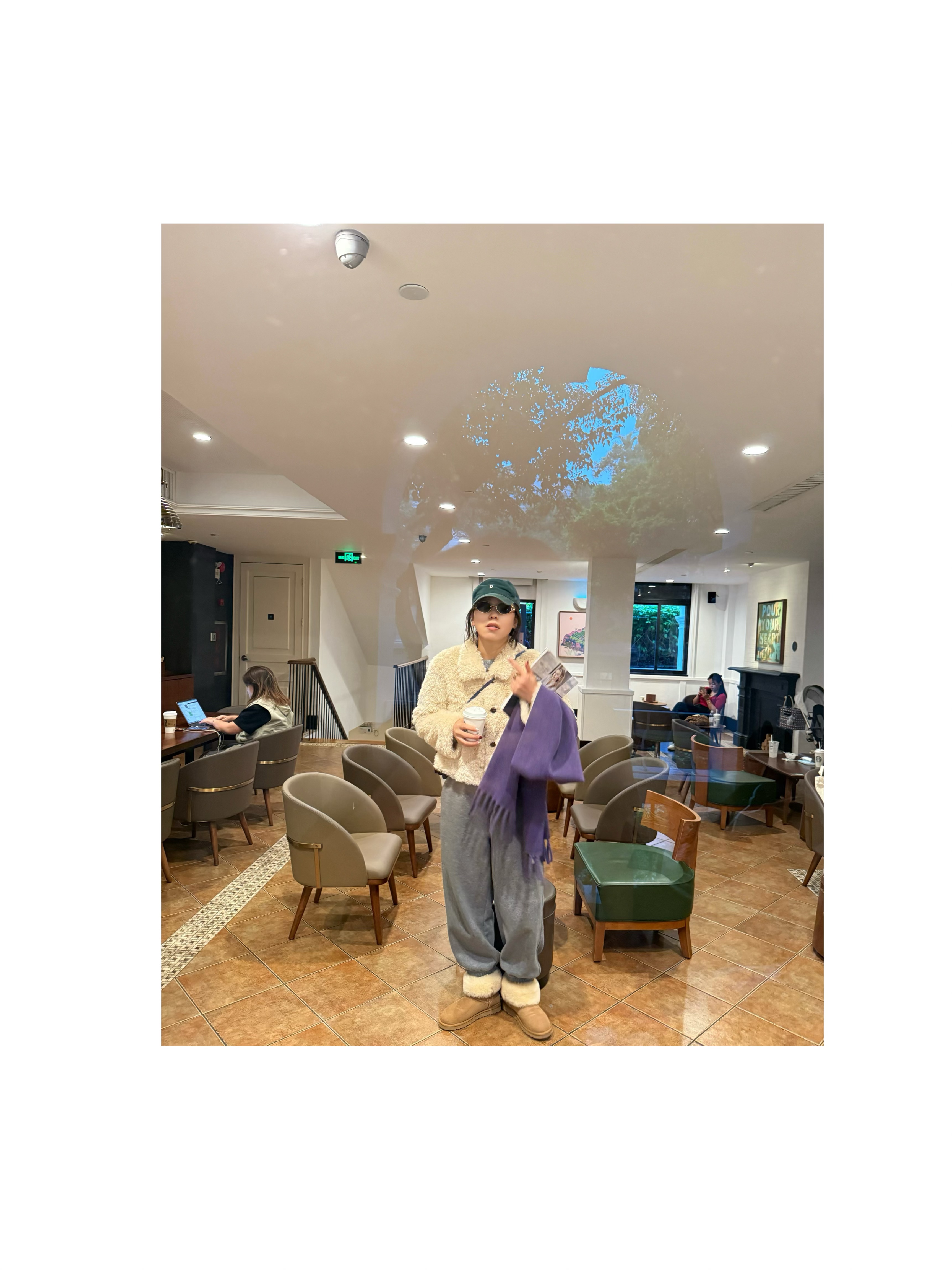 【温柔温暖的韩国欧尼】澳洲环保羊卷毛外套