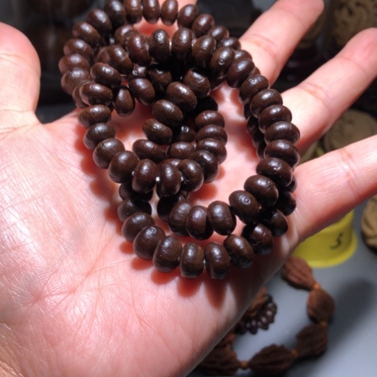橄榄核吊坠紫金钵盂108