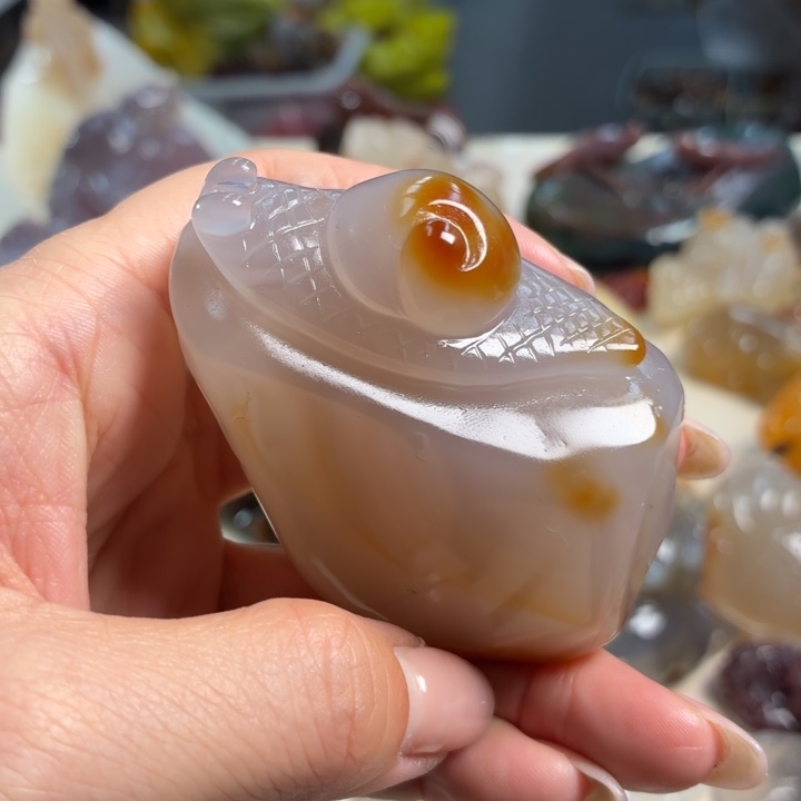 玛瑙/玉髓未镶嵌吊坠(不含链)