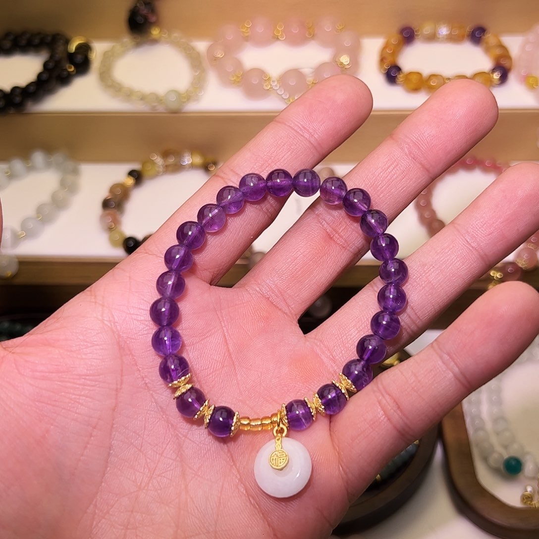 水晶手串未镶嵌手串