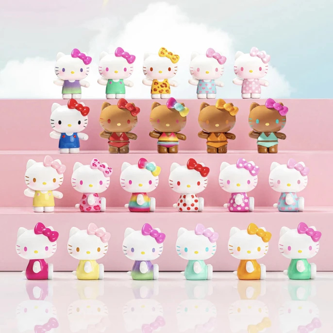 [代拆]手机链 Hello Kitty夏日彩虹糖盲袋凯蒂猫萌粒盲袋潮盒萌粒