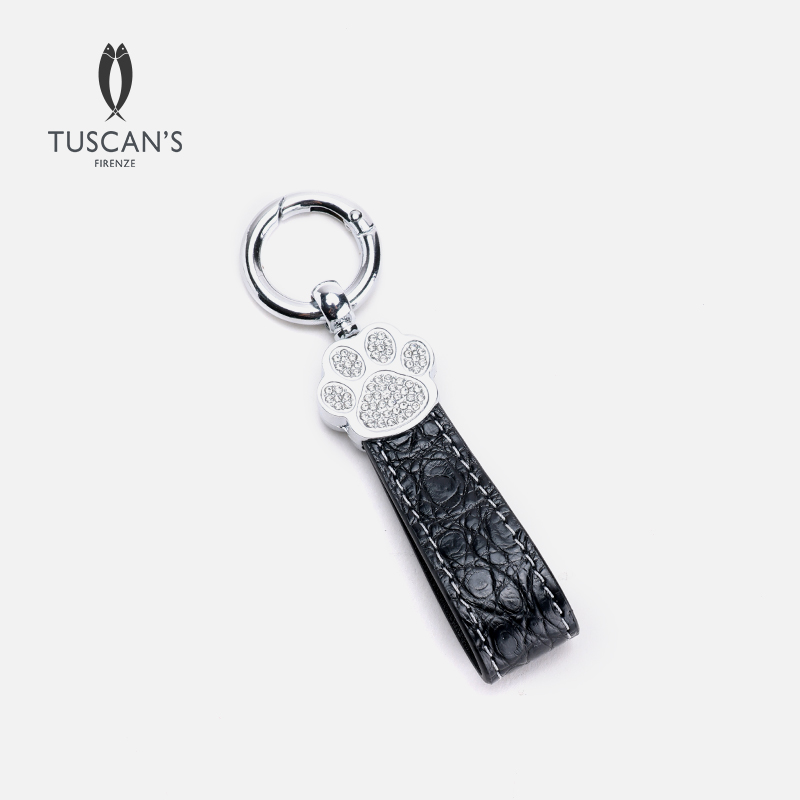 TUSCAN'S稀有皮钥匙扣时尚钥匙小挂饰箱包配件