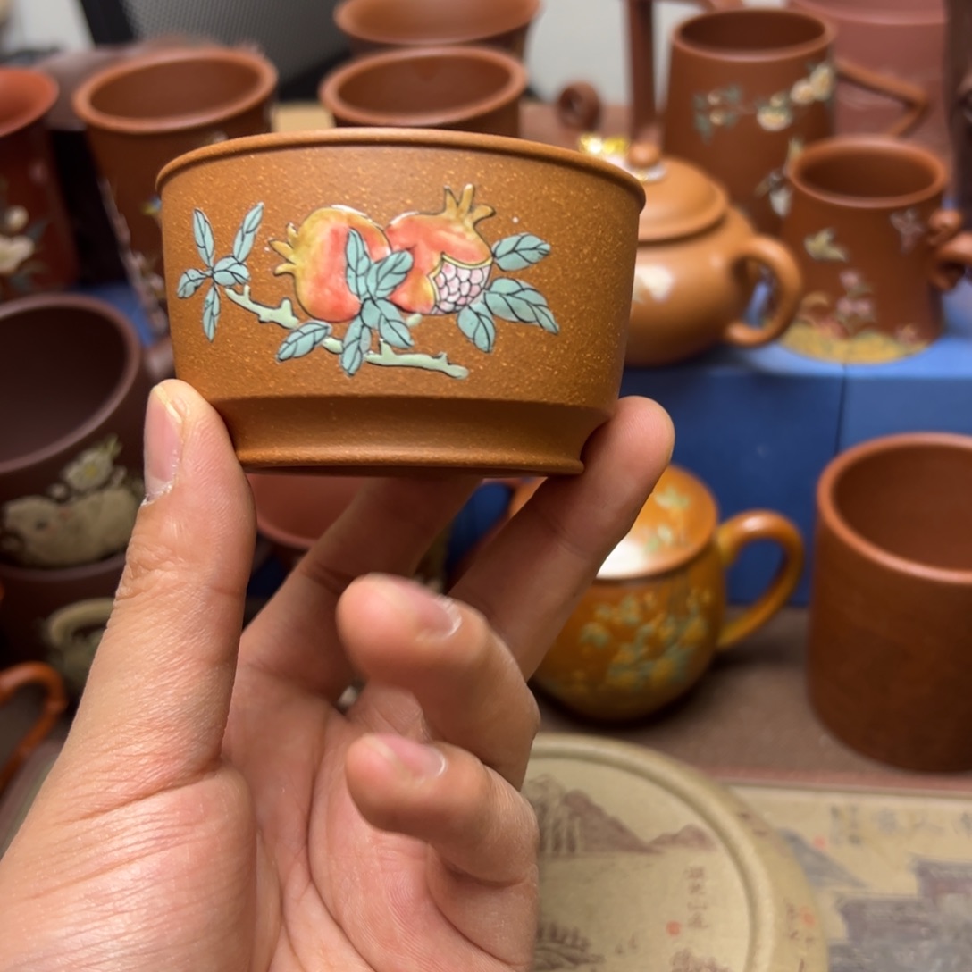 紫砂茶杯紫砂主人杯120cc