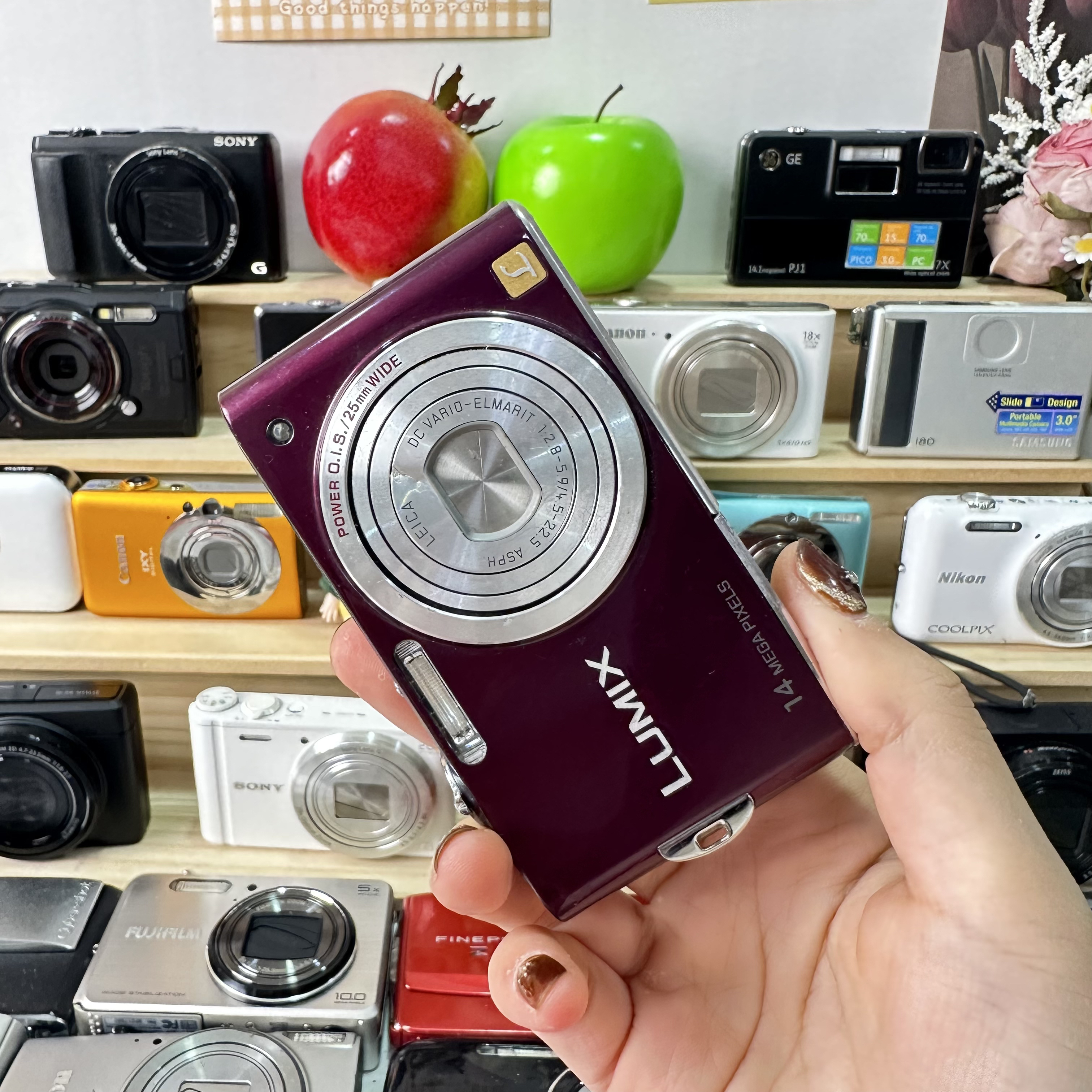 9新 Panasonic/松下 松下fx66稀有配色1450万5倍拍人拍景画质抗打