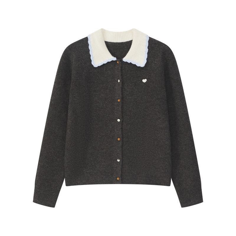 【现现清仓】VEGA CHANG爱心扣毛衣