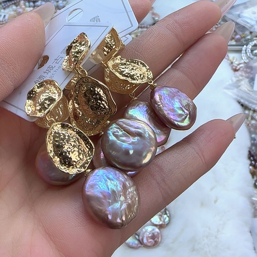 银S925镶嵌项链定制多样性发货发其一191淡水珍珠