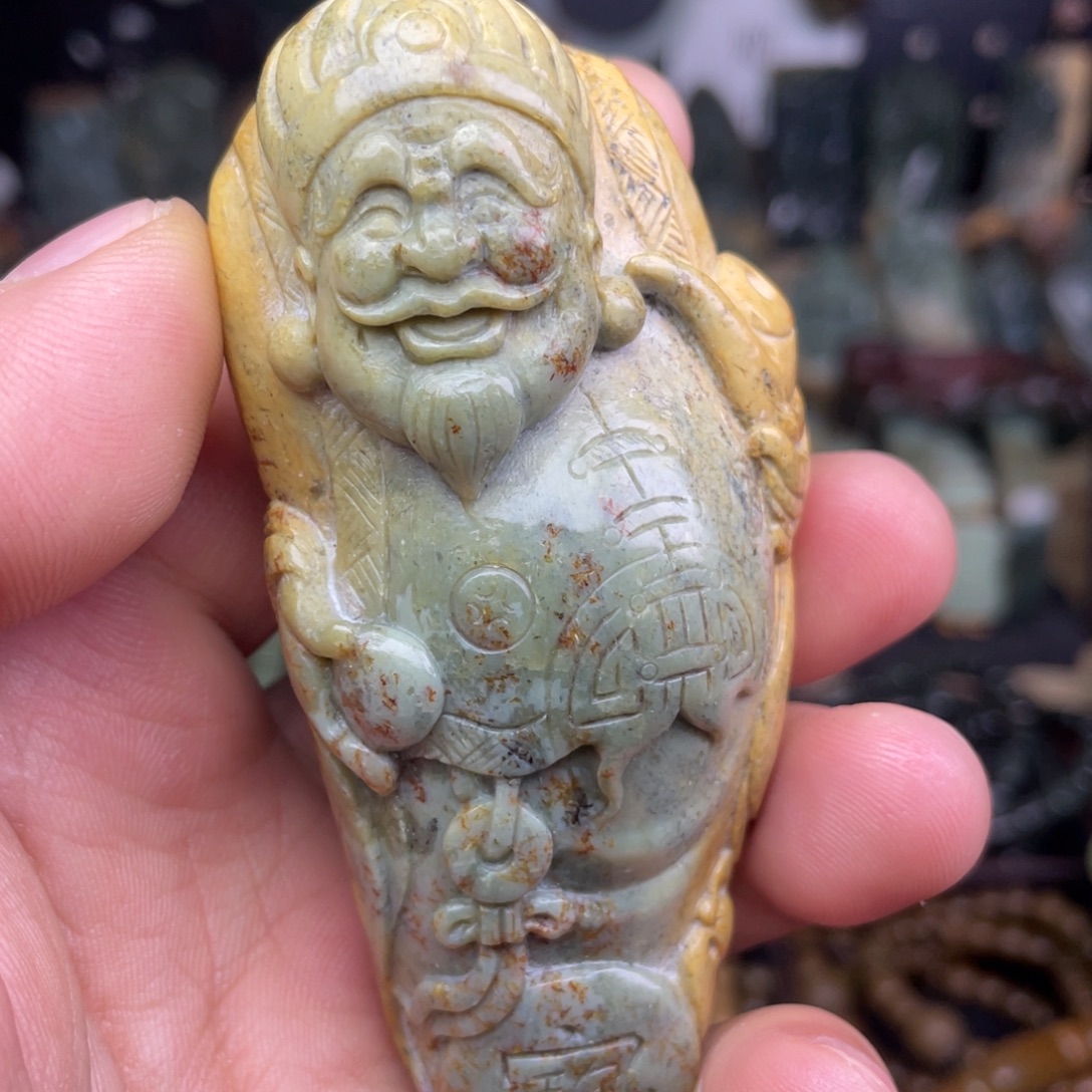 岫岩河磨玉（透闪石质玉）未镶嵌颈饰