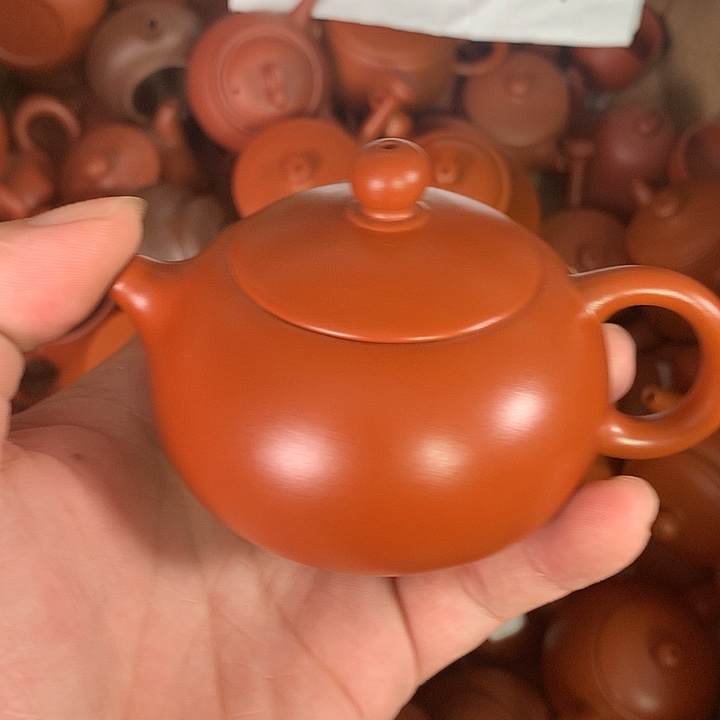 原矿茶具朱泥工夫茶壶120