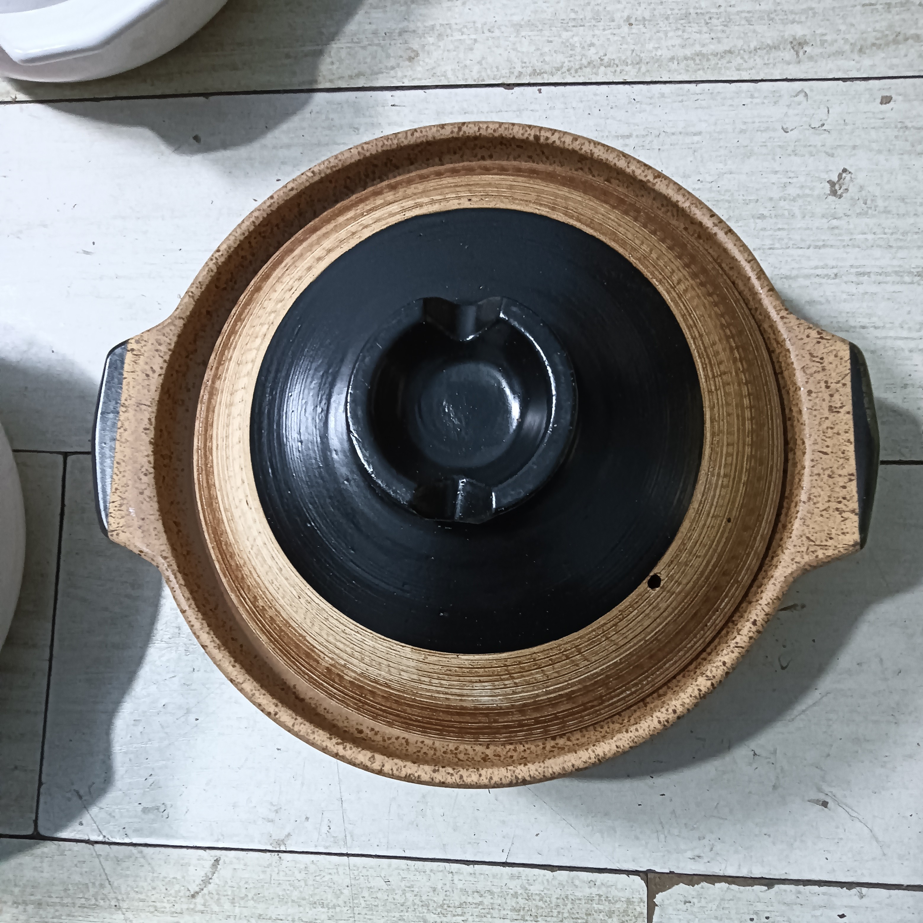 磁州窑，复古砂锅3-5口人《直径26.5.高7.5》