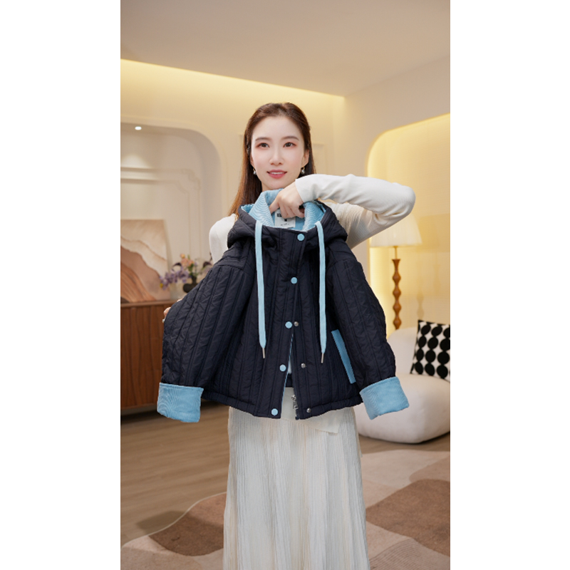 【现货】女童棉服冬装2025儿童冬季棉袄加厚加绒外套上衣孩3252