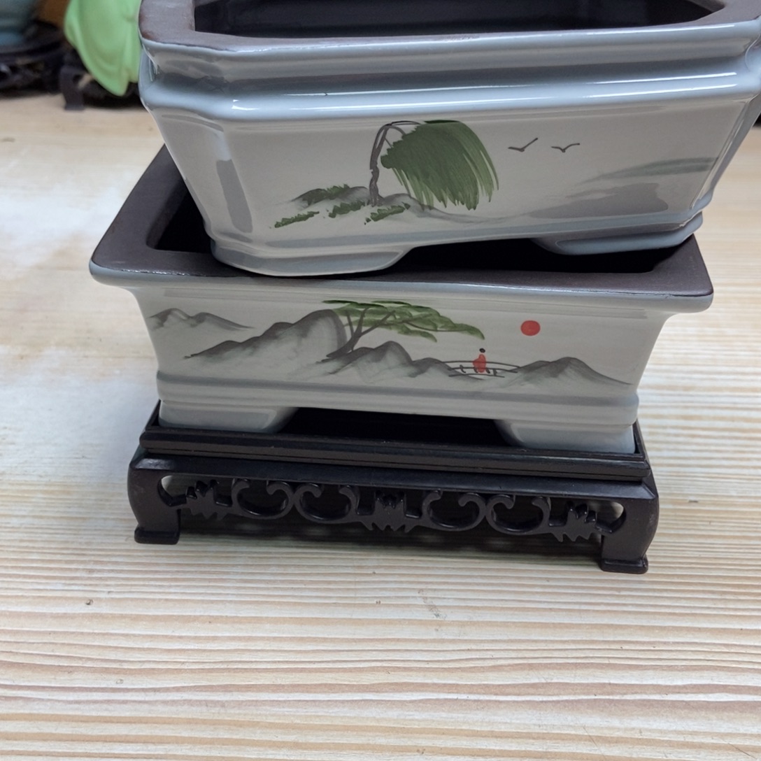 瓷片陶瓷花盆陶瓷艺术