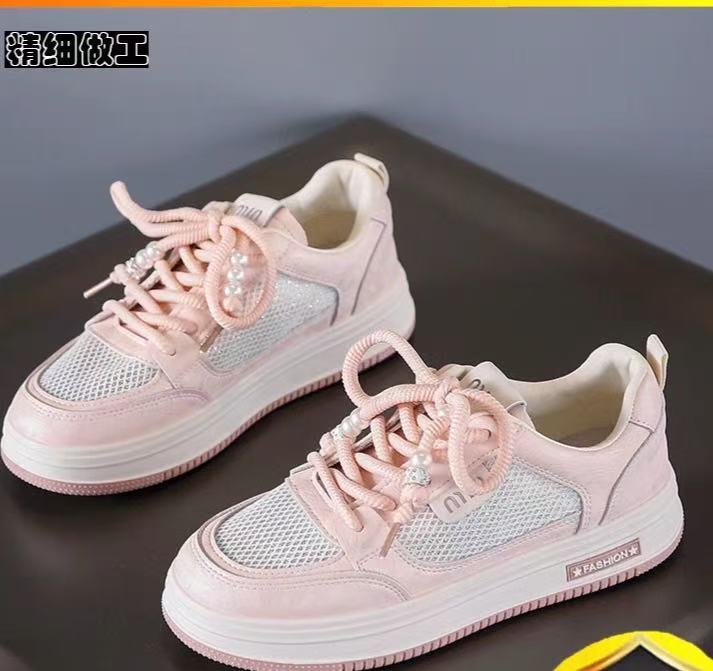 S616金粉世家夏季新款网面板鞋
