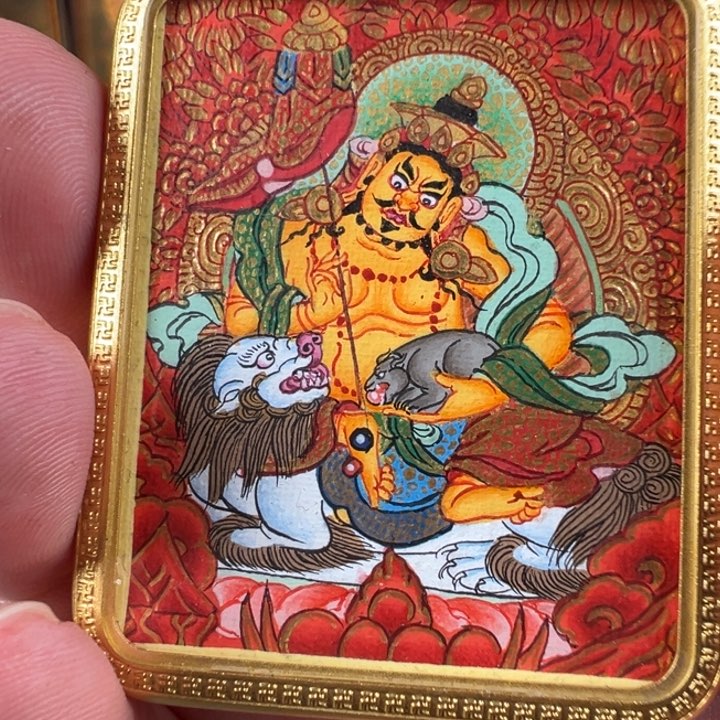 吊坠秋*c宝手绘唐卡